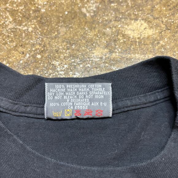 Vintage 90s Fred Babb Art Breaks The Rules Shirt Men's Large Made in USA - Picture 7 of 9